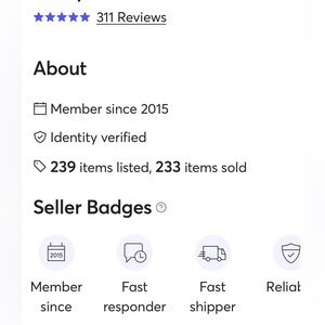 Mercari sales profile